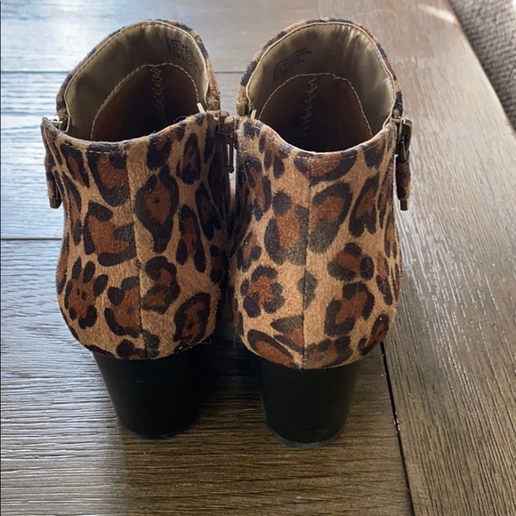 animal print booties